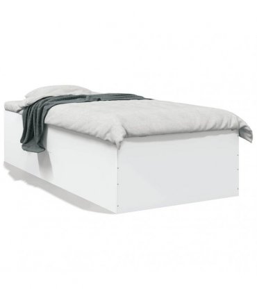 vidaXL Bed Frame without Mattress White 100x200 cm