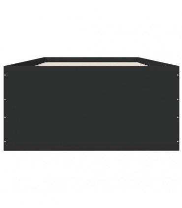 vidaXL Bed Frame without Mattress Black 100x200 cm