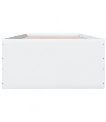vidaXL Bed Frame without Mattress White 90x200 cm