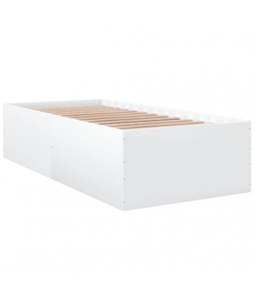 vidaXL Bed Frame without Mattress White 90x200 cm
