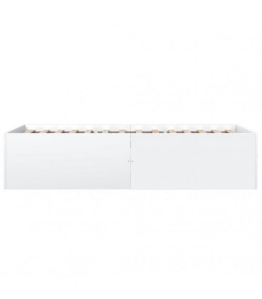 vidaXL Bed Frame without Mattress White 90x200 cm