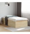 vidaXL Bed Frame without Mattress Sonoma Oak 90x200 cm