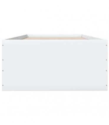 vidaXL Bed Frame without Mattress White 90x190 cm Single
