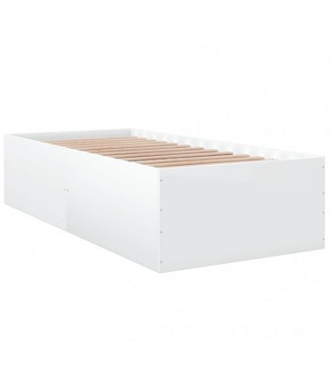 vidaXL Bed Frame without Mattress White 90x190 cm Single