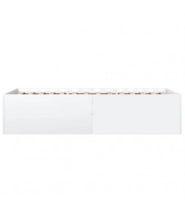 vidaXL Bed Frame without Mattress White 90x190 cm Single
