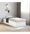 vidaXL Bed Frame without Mattress White 90x200 cm