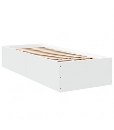 vidaXL Bed Frame without Mattress White 90x200 cm