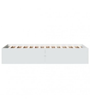 vidaXL Bed Frame without Mattress White 90x200 cm
