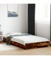 vidaXL Bed Frame without Mattress Smoked Oak 90x200 cm