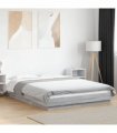 vidaXL Bed Frame without Mattress Grey Sonoma 140x190 cm