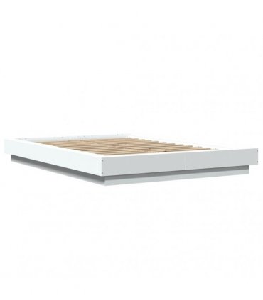vidaXL Bed Frame without Mattress White 135x190 cm