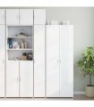 vidaXL Slim Storage Cabinet White 30x42,5x225 cm Engineered Wood