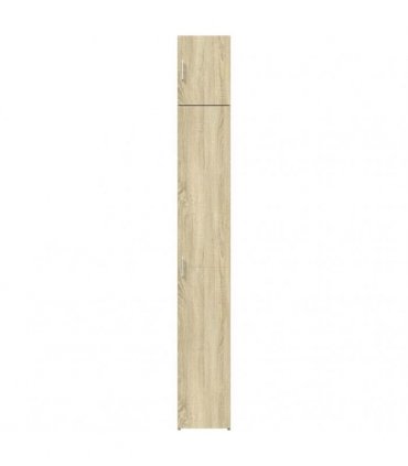 vidaXL Slim Storage Cabinet Sonoma Oak 30x42,5x225 cm Engineered Wood