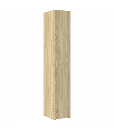 vidaXL Slim Storage Cabinet Sonoma Oak 30x42,5x225 cm Engineered Wood
