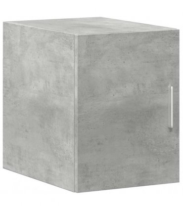 vidaXL Slim Storage Cabinet Concrete Grey 30x42.5x225 cm