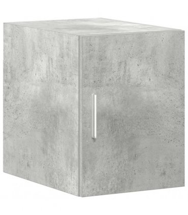 vidaXL Slim Storage Cabinet Concrete Grey 30x42.5x225 cm