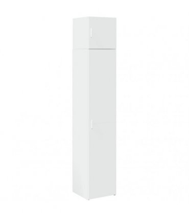 vidaXL Slim Storage Cabinet White 40x42,5x225 cm Engineered Wood