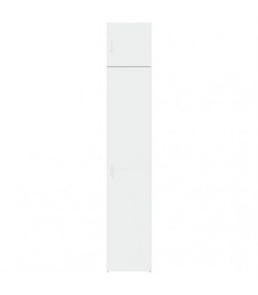 vidaXL Slim Storage Cabinet White 40x42,5x225 cm Engineered Wood