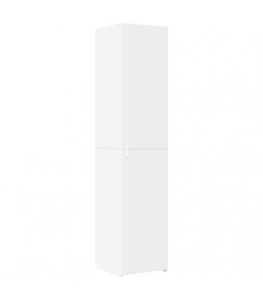 vidaXL Slim Storage Cabinet White 40x42,5x225 cm Engineered Wood