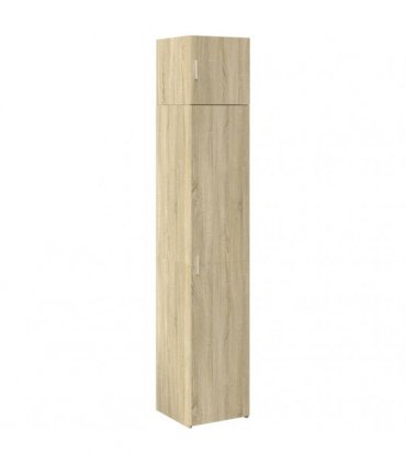 vidaXL Slim Storage Cabinet Sonoma Oak 40x42,5x225 cm Engineered Wood