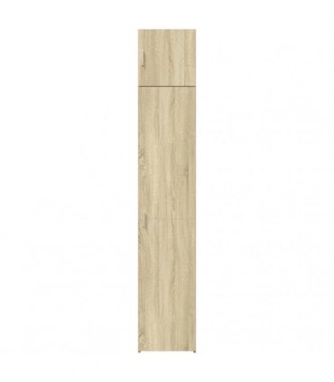 vidaXL Slim Storage Cabinet Sonoma Oak 40x42,5x225 cm Engineered Wood