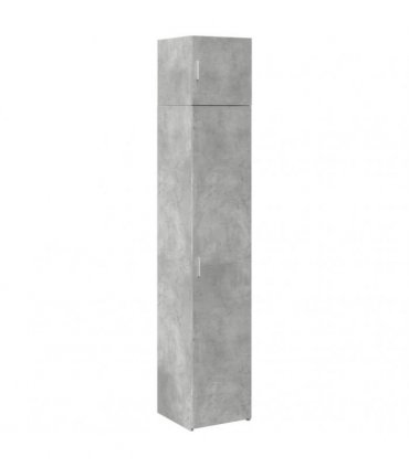 vidaXL Slim Storage Cabinet Concrete Grey 40x42.5x225 cm