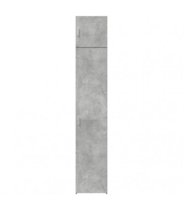 vidaXL Slim Storage Cabinet Concrete Grey 40x42.5x225 cm