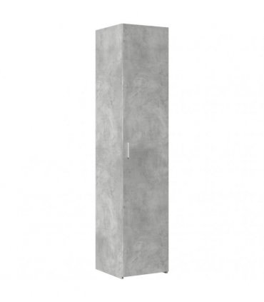 vidaXL Slim Storage Cabinet Concrete Grey 40x42.5x225 cm