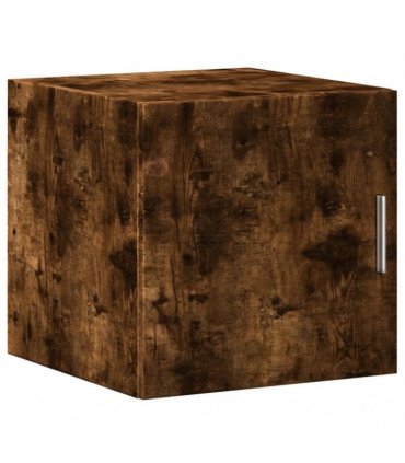 vidaXL Slim Storage Cabinet Smoked Oak 40x42,5x225 cm Engineered Wood
