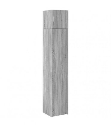 vidaXL Slim Storage Cabinet Grey Sonoma 40x42,5x225 cm Engineered Wood