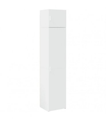 vidaXL Slim Storage Cabinet White 45x42,5x225 cm Engineered Wood