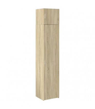 vidaXL Slim Storage Cabinet Sonoma Oak 45x42,5x225 cm Engineered Wood