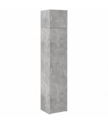 vidaXL Slim Storage Cabinet Concrete Grey 45x42.5x225 cm