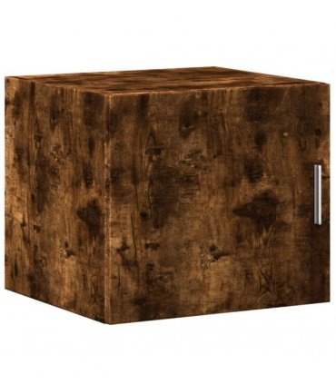 vidaXL Slim Storage Cabinet Smoked Oak 45x42,5x225 cm Engineered Wood