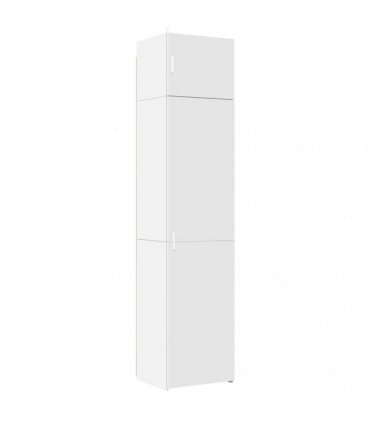 vidaXL Slim Storage Cabinet White 50x42,5x225 cm Engineered Wood