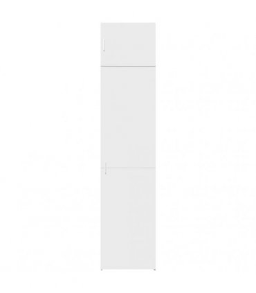 vidaXL Slim Storage Cabinet White 50x42,5x225 cm Engineered Wood