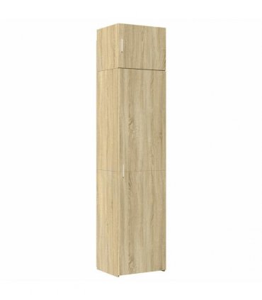 vidaXL Slim Storage Cabinet Sonoma Oak 50x42,5x225 cm Engineered Wood