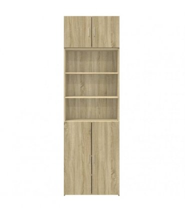 vidaXL Storage Cabinet Sonoma Oak 70x42,5x225 cm Engineered Wood