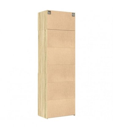 vidaXL Storage Cabinet Sonoma Oak 70x42,5x225 cm Engineered Wood