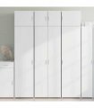 vidaXL Storage Cabinet White 70x42,5x225 cm Engineered Wood
