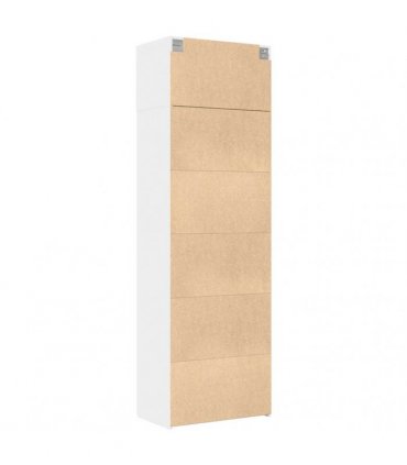 vidaXL Storage Cabinet White 70x42,5x225 cm Engineered Wood