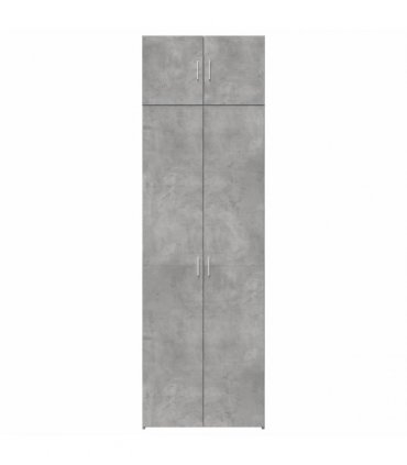 vidaXL Storage Cabinet Concrete Grey 70x42,5x225 cm Engineered Wood