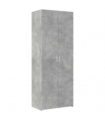 vidaXL Storage Cabinet Concrete Grey 70x42,5x225 cm Engineered Wood