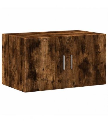 vidaXL Storage Cabinet Smoked Oak 70x42,5x225 cm Engineered Wood