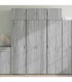 vidaXL Storage Cabinet Grey Sonoma 70x42,5x225 cm Engineered Wood