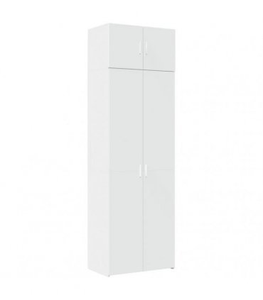 vidaXL Storage Cabinet White 70x42,5x225 cm Engineered Wood