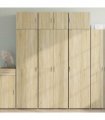 vidaXL Storage Cabinet Sonoma Oak 70x42,5x225 cm Engineered Wood
