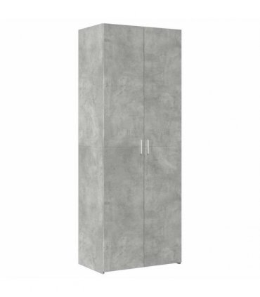 vidaXL Storage Cabinet Concrete Grey 70x42,5x225 cm Engineered Wood