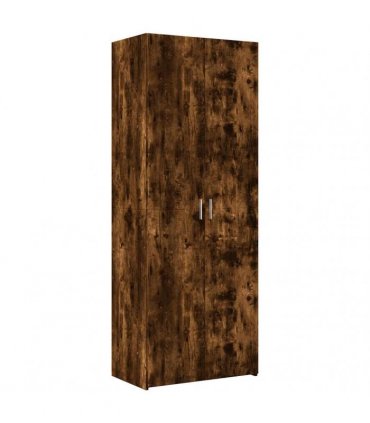 vidaXL Storage Cabinet Smoked Oak 70x42,5x225 cm Engineered Wood
