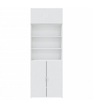 vidaXL Storage Cabinet White 80x42,5x225 cm Engineered Wood
